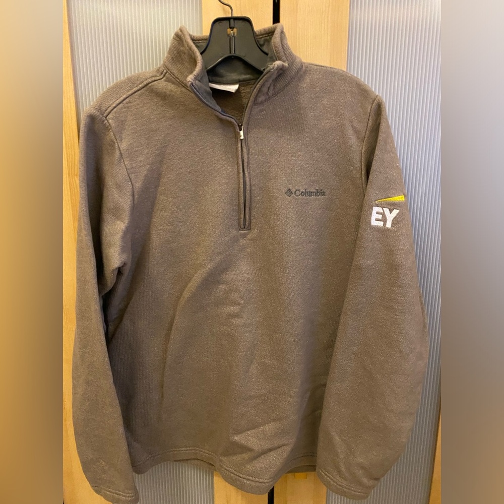 Columbia brown pullover fleece jacket Size Small *BRANDED